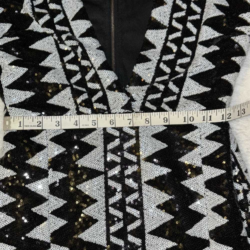 From Hot Miami Styles. Baddie sequined mini party cocktail dress. Size large - Picture 12 of 14